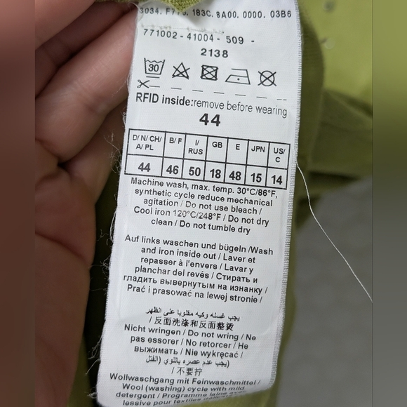 Gerry Weber green long sleeve Knit Top with studded embellishments - Picture 5 of 6